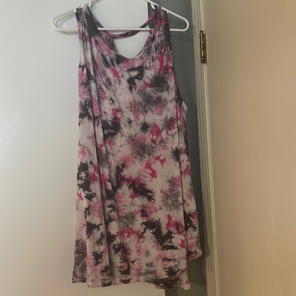 Livi Active Tie-Dye Workout Top